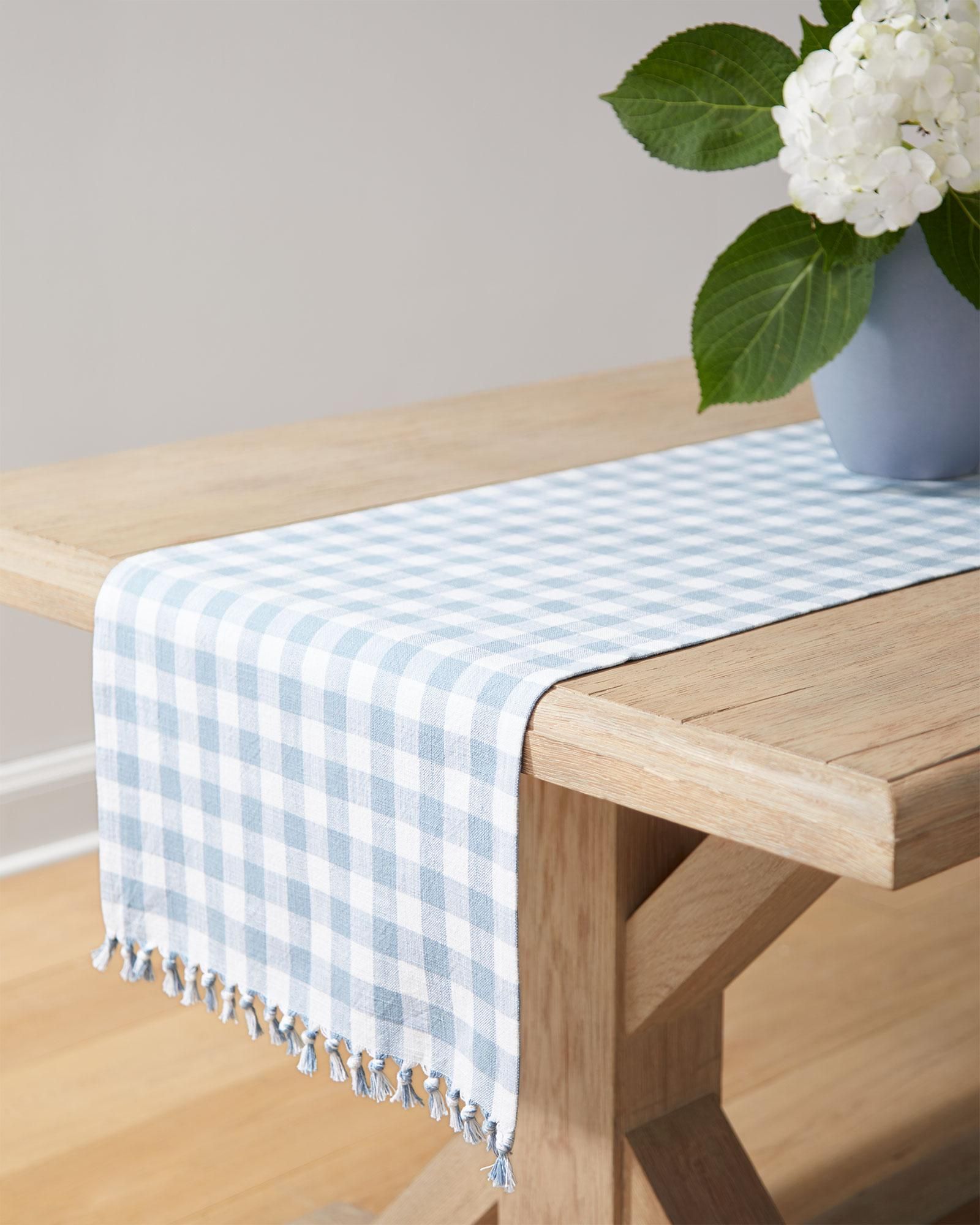 Gingham Table Runner | Serena and Lily