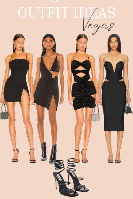 When in Vegas… all black. Always. So sexy! 

#LTKSeasonal #LTKfindsunder100 #LTKsalealert