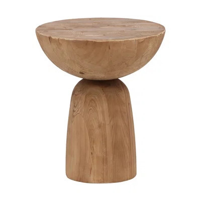 Balak Solid Wood Pedestal End Table | Wayfair North America