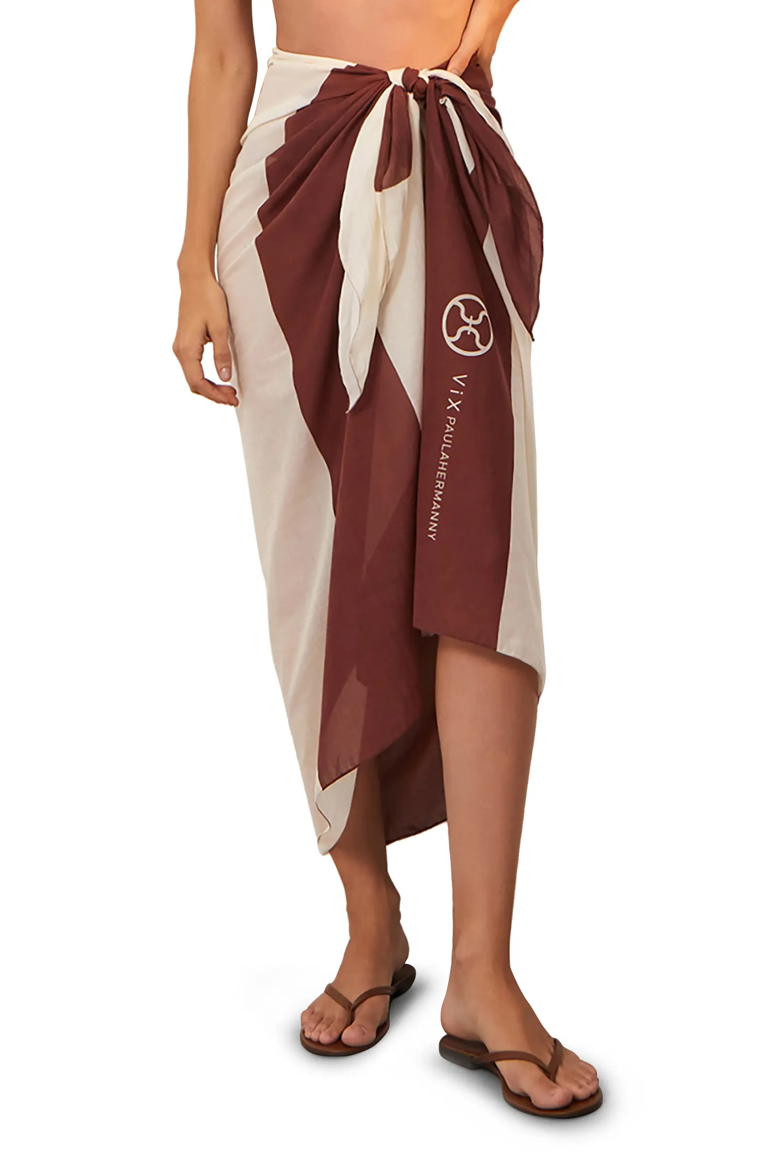 ViX Swimwear Boardwalk Print Cover-Up Sarong | Nordstrom | Nordstrom