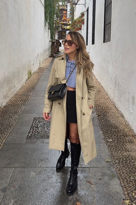 A classic trench never goes out of style. Wearing a size M for a more oversized fit.

Trench coat, mango, skirt, boots, combat boots 

#LTKstyletip #LTKfindsunder100 #LTKSeasonal