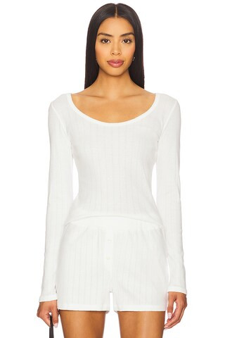 Favorite Sheer Cotton Long Sleeve Top in Snow

              
    
        
        
            ... | Revolve Clothing (Global)