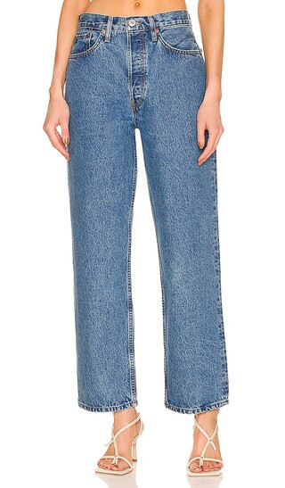 Originals 90's Crop Low Slung in Bleu Mere | Revolve Clothing (Global)