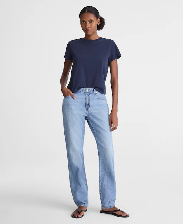 The Dean Easy Straight Jean in Airy Denim | Madewell