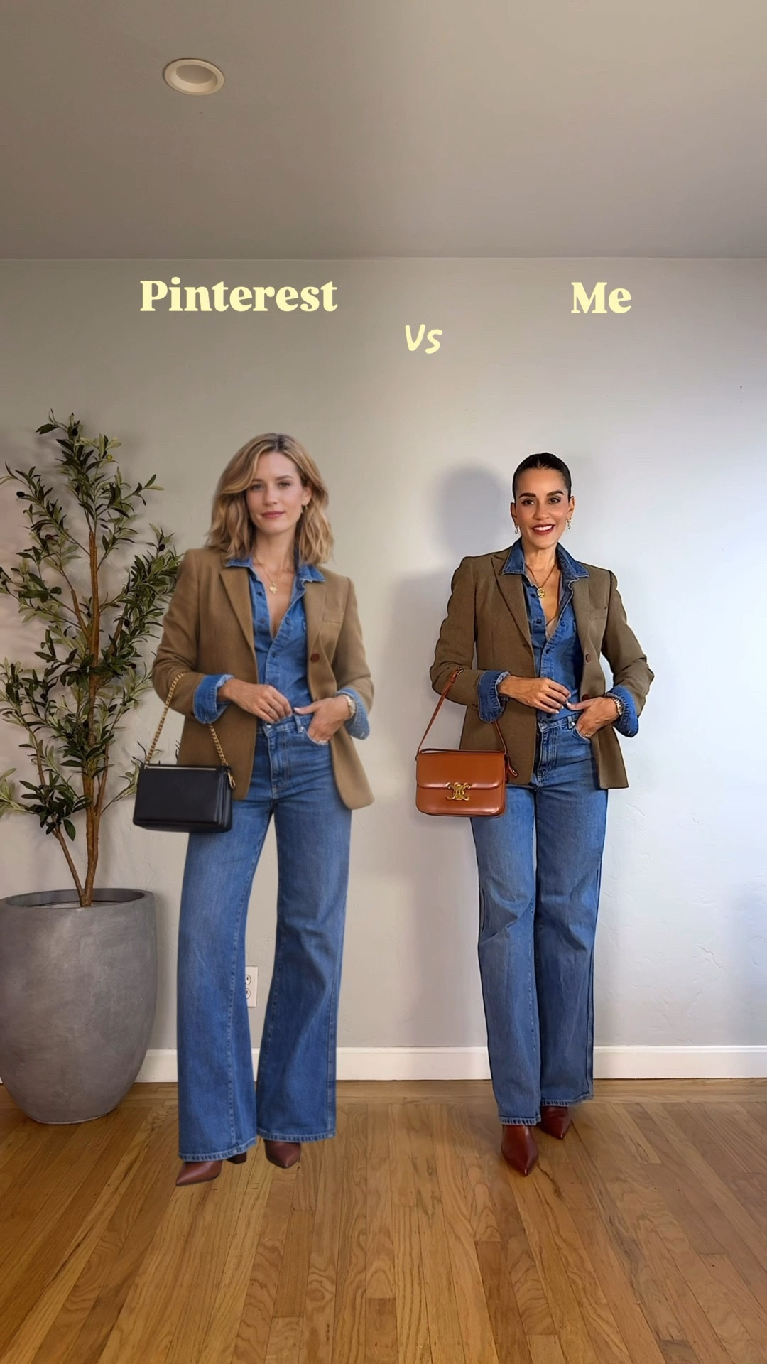 Pinterest-inspired blazer + denim done the real-life way 🤎
Structured blazer, classic denim shirt, straight-leg jeans, and rich brown accessories — this formula never fails.
Everything linked here ✨

Pinterest outfits for women over 40 | how to style blazer and jeans | real life outfit ideas | wearable chic style | casual polished outfits


#LTKSaleAlert #LTKgrwm #LTKootd