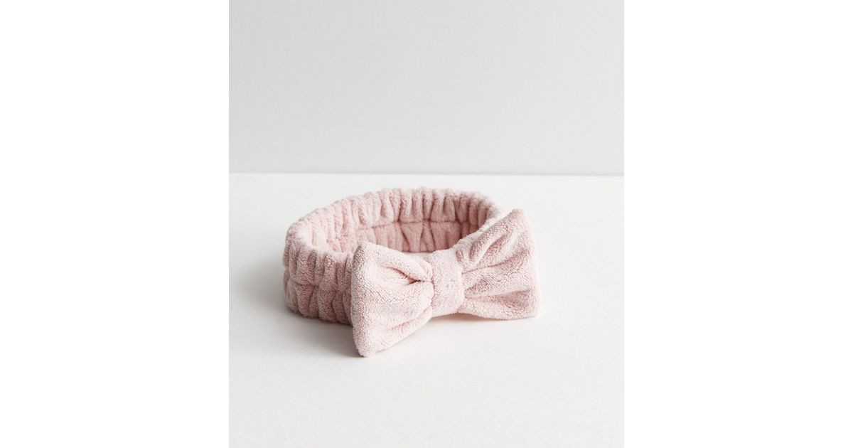 Pink Fluffy Bow Beauty Headband | New Look | New Look (UK)