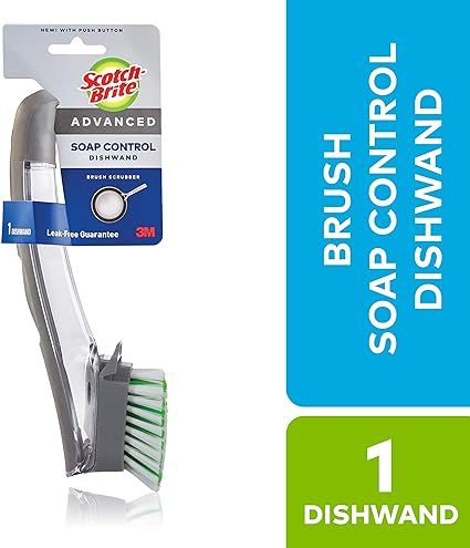 Scotch-Brite Advanced Soap Control Dishwand Brush, Leak-Free Guarantee | Amazon (US)