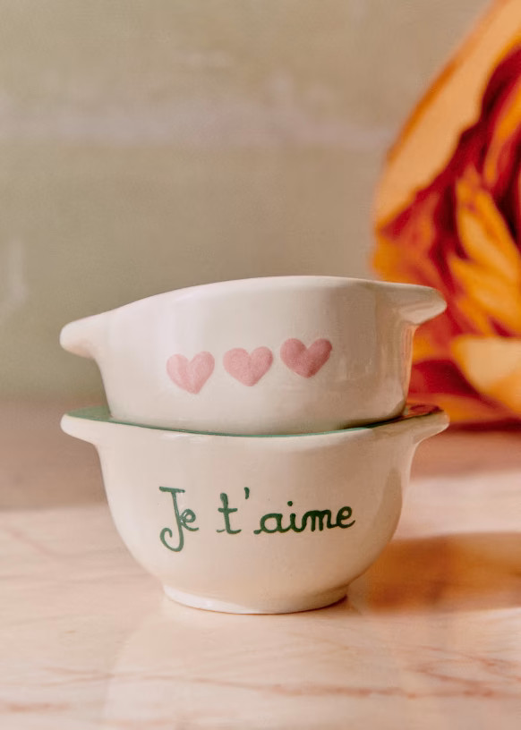 Sézane x Maison Roussot - Little Hearts Bowl | Sezane Paris