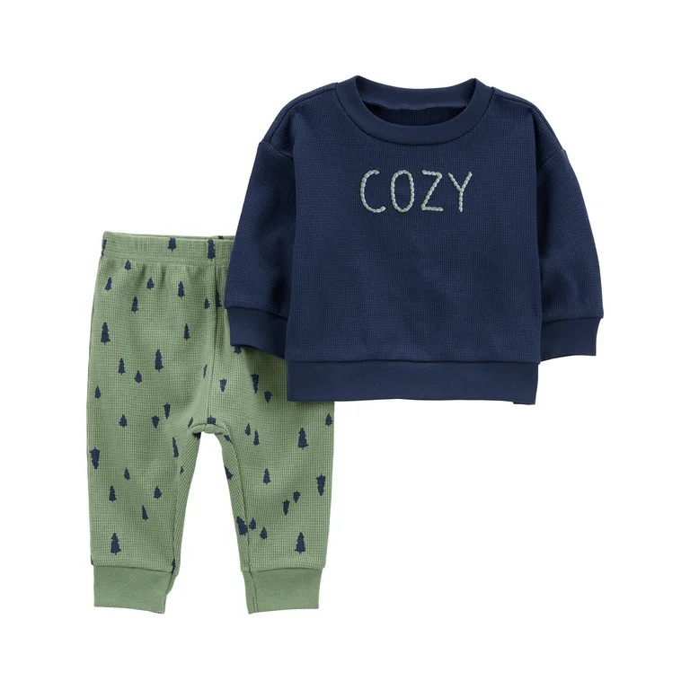 Carter's Child of Mine Baby Boy Outfit Set, 2-Piece, Sizes 0/3-24 Months | Walmart (US)