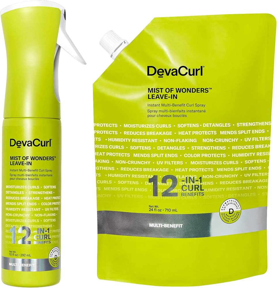 DevaCurl Mist of Wonders Leave-In Multi-Benefit Curl Spray with Nutri-Curl Complex | Continuous M... | Amazon (US)