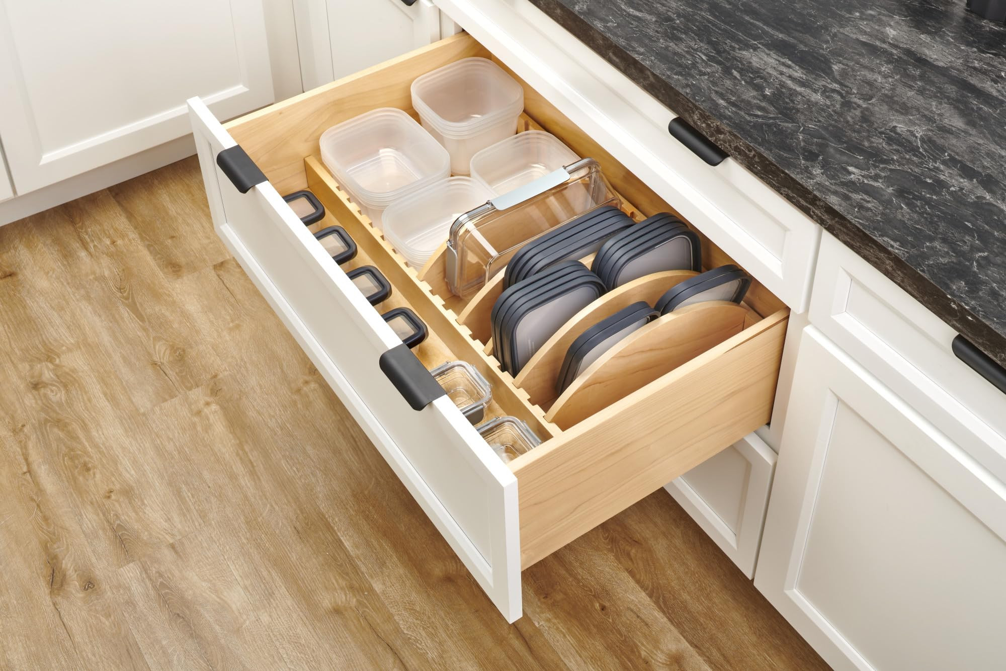 REV-A-Shelf Adjustable Deep Drawer Insert for 30" - 36" Base Cabinet Drawer | Amazon (US)