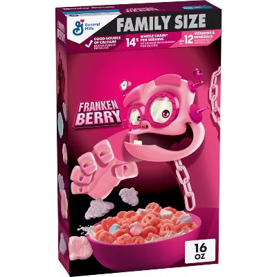 Franken Berry Family Size Cereal - 16oz - General Mills - Halloween | Target