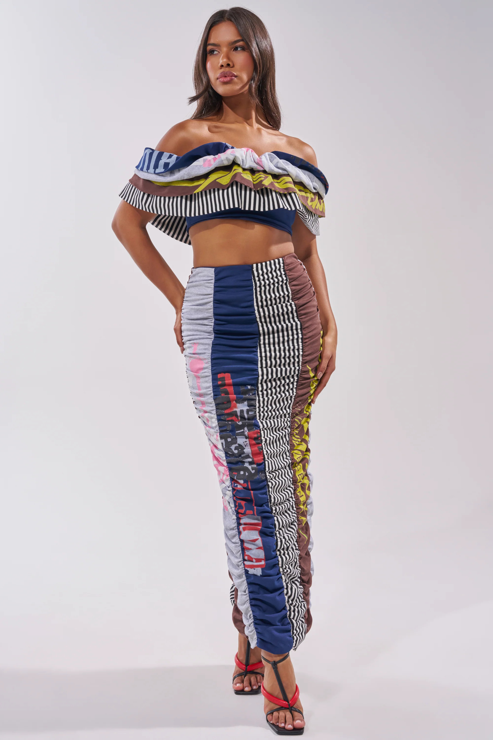 THAT GIRL GRAPHIC TEE MAXI SKIRT | AKIRA