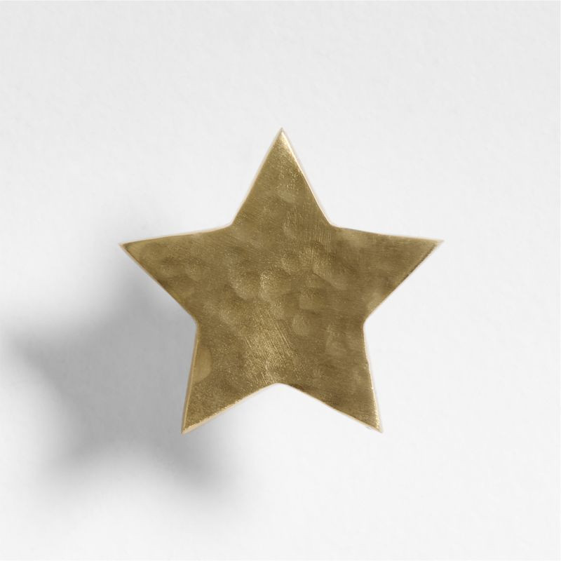Brass Star Dresser Knob | Crate & Kids | Crate & Barrel