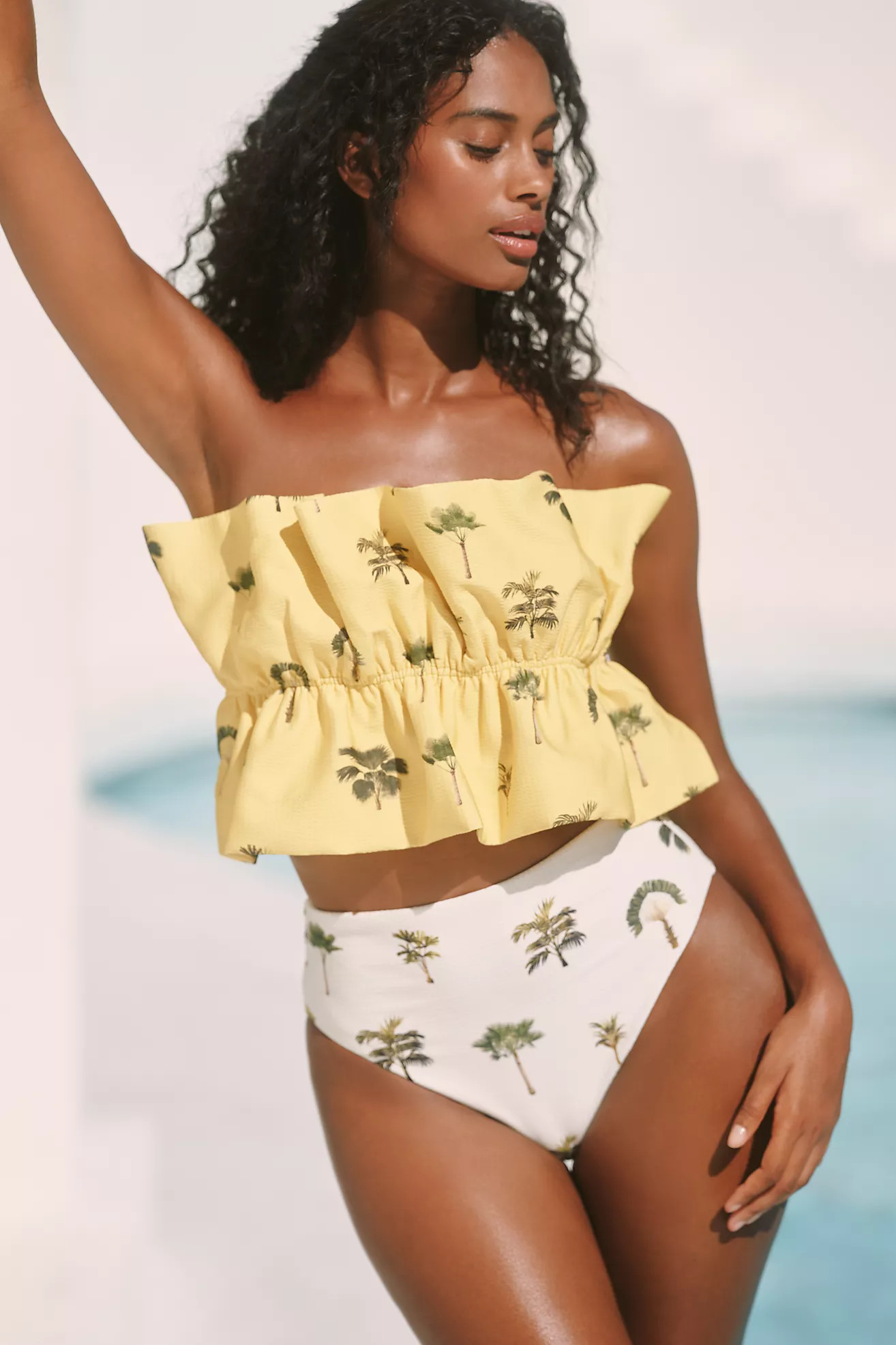 Celandine Mari High-Waisted Bikini Bottoms | Anthropologie (US)