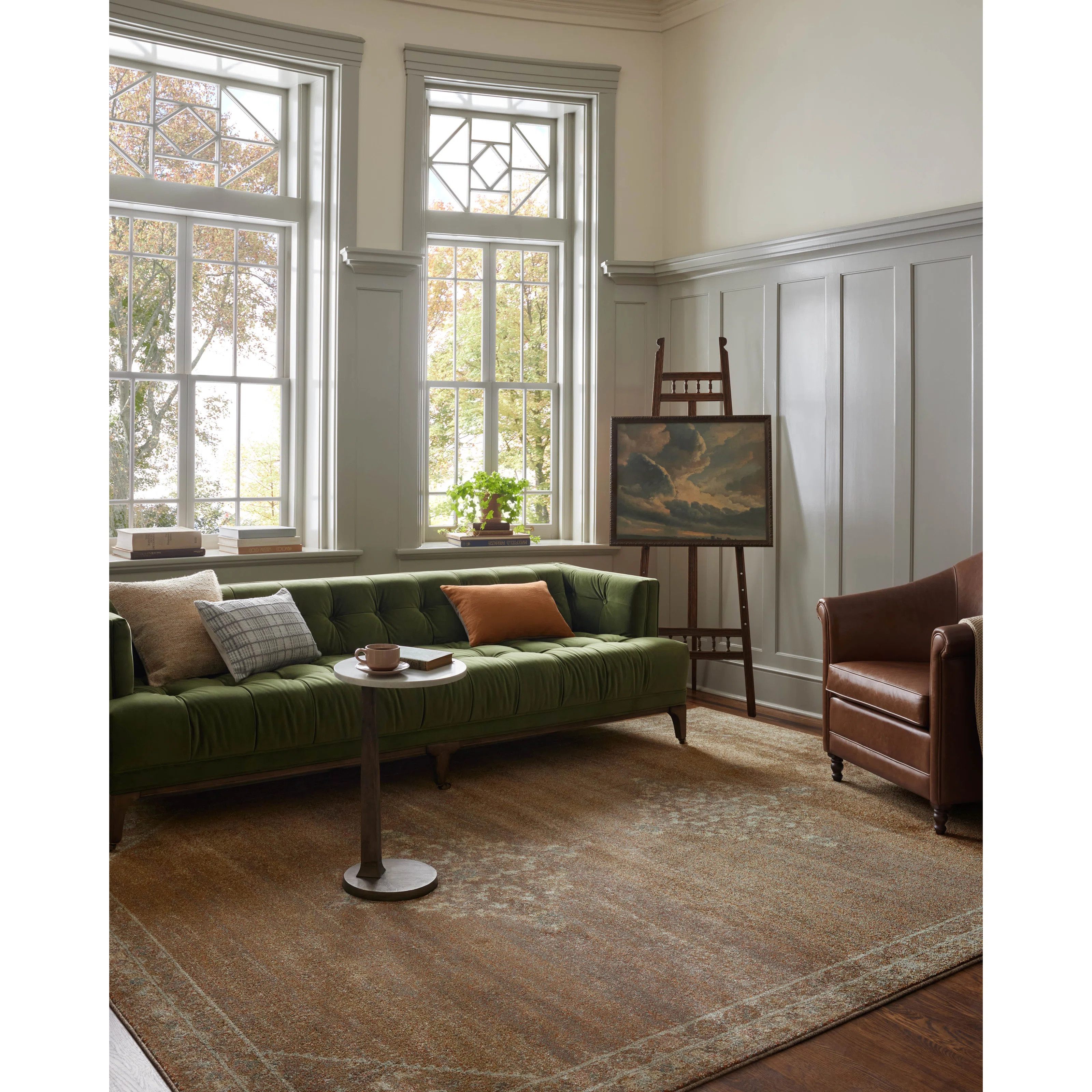 Magnolia Home by Joanna Gaines x Loloi Mona Sunset / Natural Area Rug | Wayfair North America