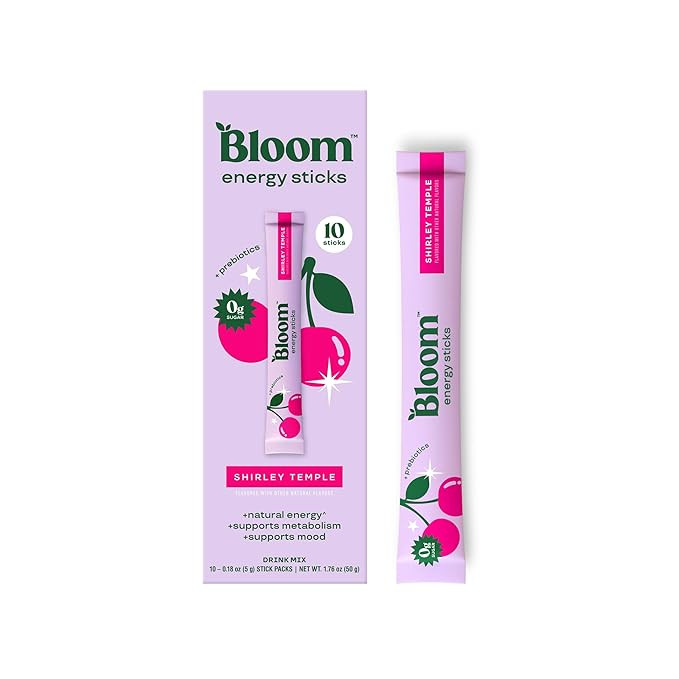 Amazon.com : Bloom Nutrition Energy Drink Powder Packets, Sugar Free Energy Drink Mix with L-Thea... | Amazon (US)