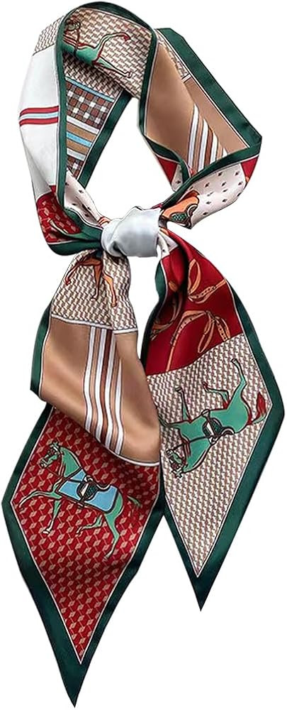 Livrerpi Silk Feeling Head Scarf Fashion Satin Hair Scarf Square Scarves for Women Gifts 27.5×27... | Amazon (US)