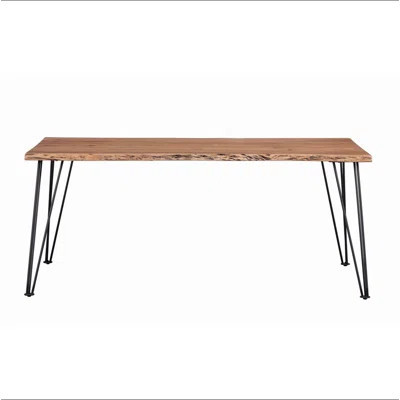 Shanahan Natural Acacia Dining Table with Live Edge | Wayfair North America