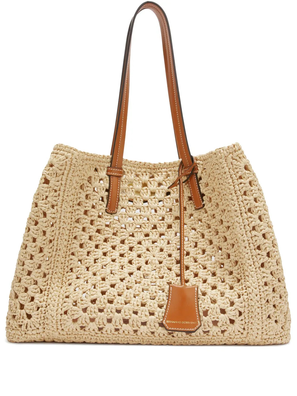 Ermanno Scervino Crochet Tote Bag  | Neutrals | FARFETCH | Farfetch Global