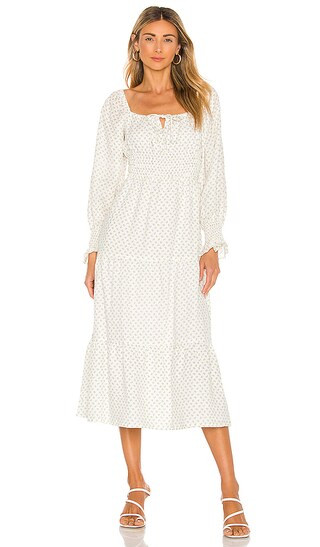 Dariya Midi Dress in Jardin Floral Print | Revolve Clothing (Global)