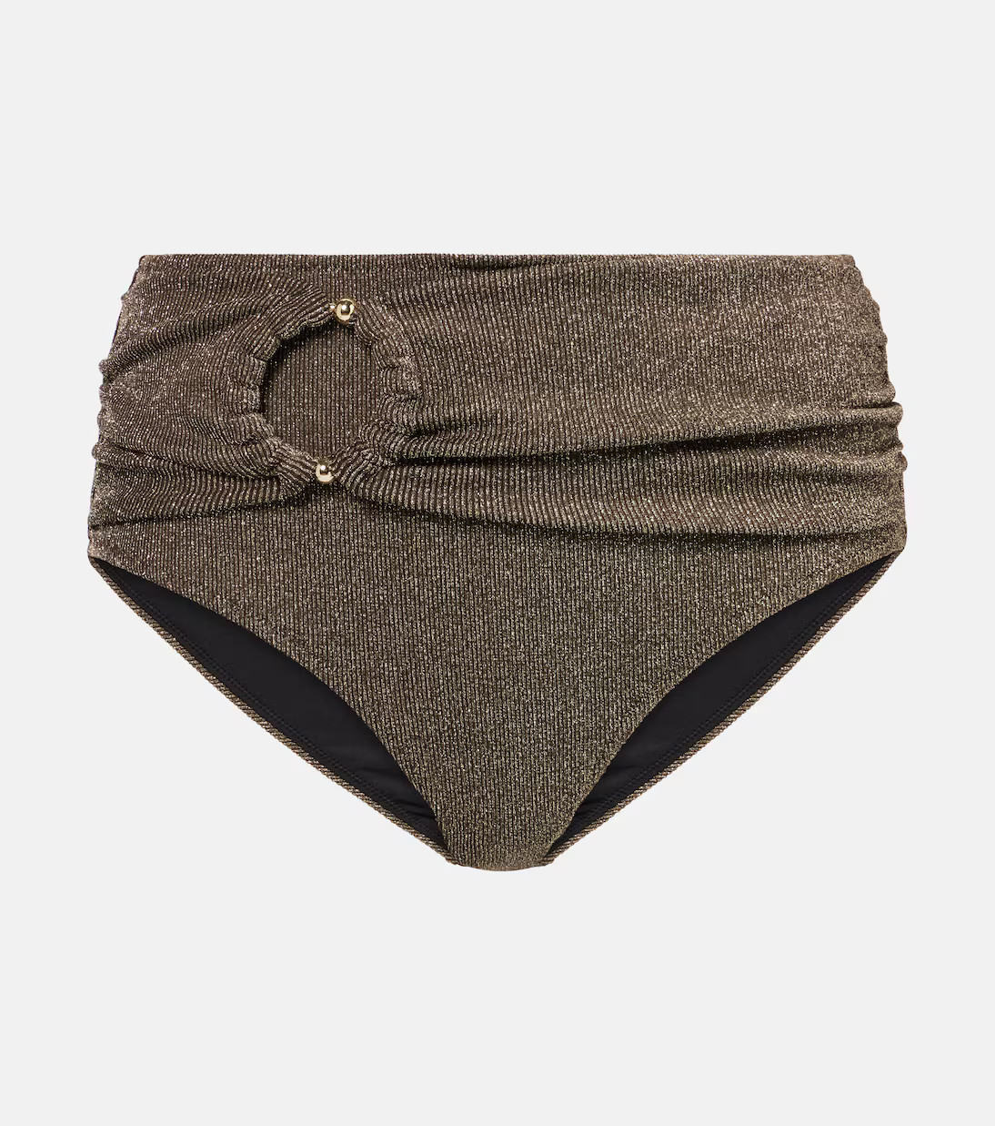 Dorit high-rise lamé bikini bottoms | Mytheresa (UK)