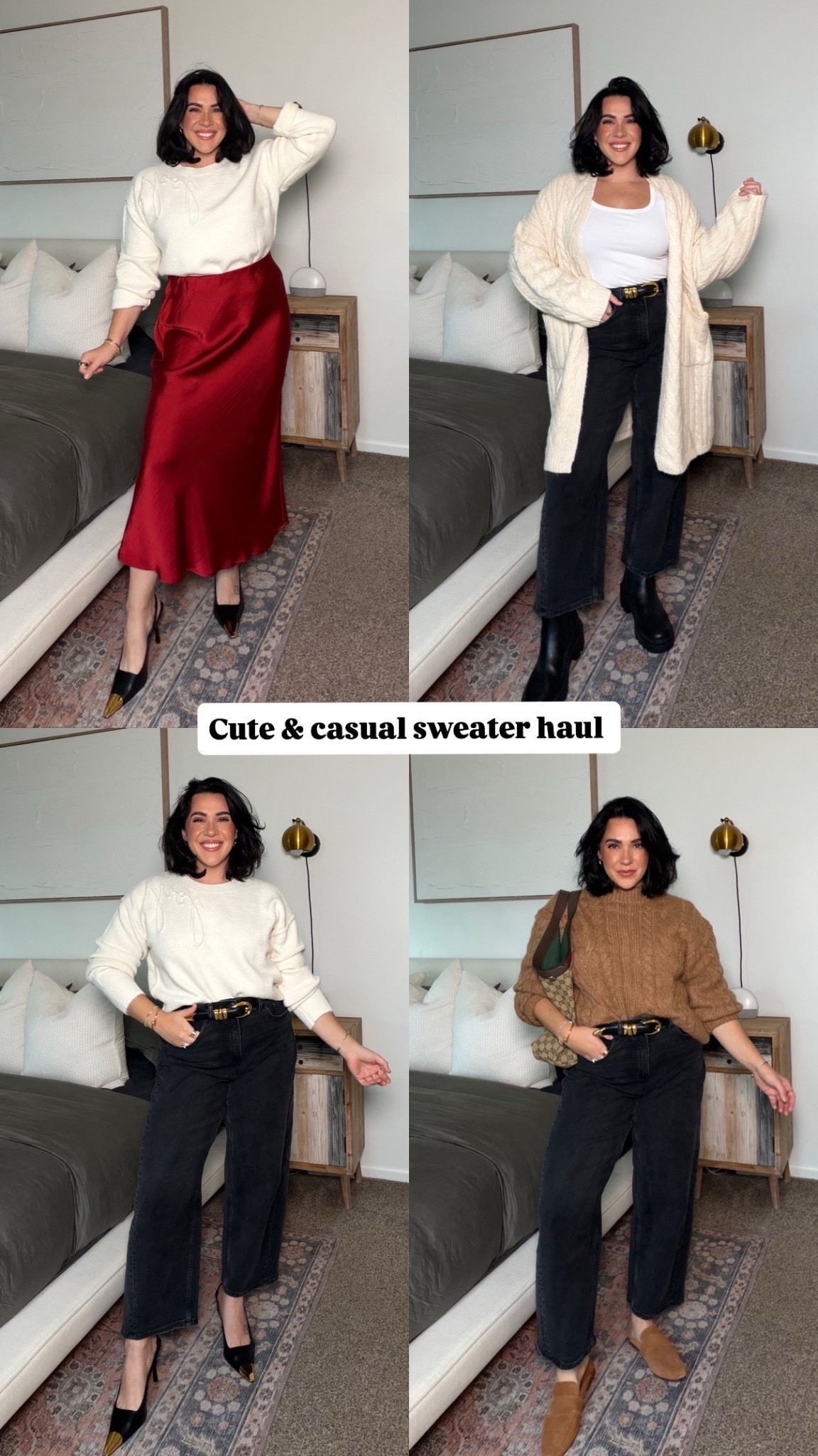 A little @target holiday and winter outfit break down, which look do you love? Holiday and winter sweaters size L! Skirt size L but it’s too big I’d do a M. Jeans size L. 


#LTKSaleAlert #LTKMidsize #LTKSeasonal