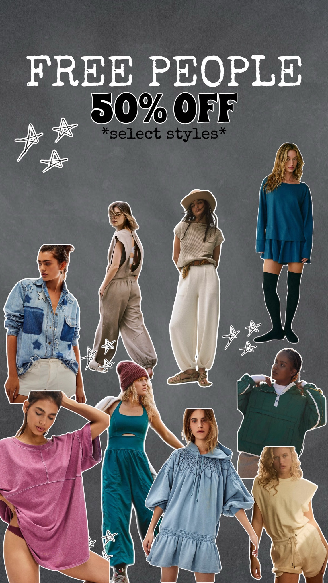 50% OFF select styles @freepeople 😍

#LTKSaleAlert #LTKFindsUnder50 #LTKCyberWeek