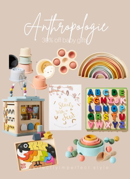 30% off Anthropologie! Discount in cart! Baby gifts! Ordered a few of these for Liv’s birthday! 
Gifts for baby
Gifts for 1 year old 

#LTKbaby #LTKGiftGuide #LTKHoliday