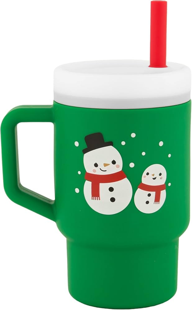 Infantino My 1st Tumbler, Silicone Sippy Cup with Straw & Handle, Spill-Resistant Baby Cup for On... | Amazon (US)