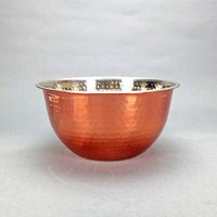 Vintage Swedish Copper Bowl, Unique Bowls Scandinavian Style Designer Fruit Bowl, Full Round Flat Base, Scandinavian Art Bowl | Etsy (US)