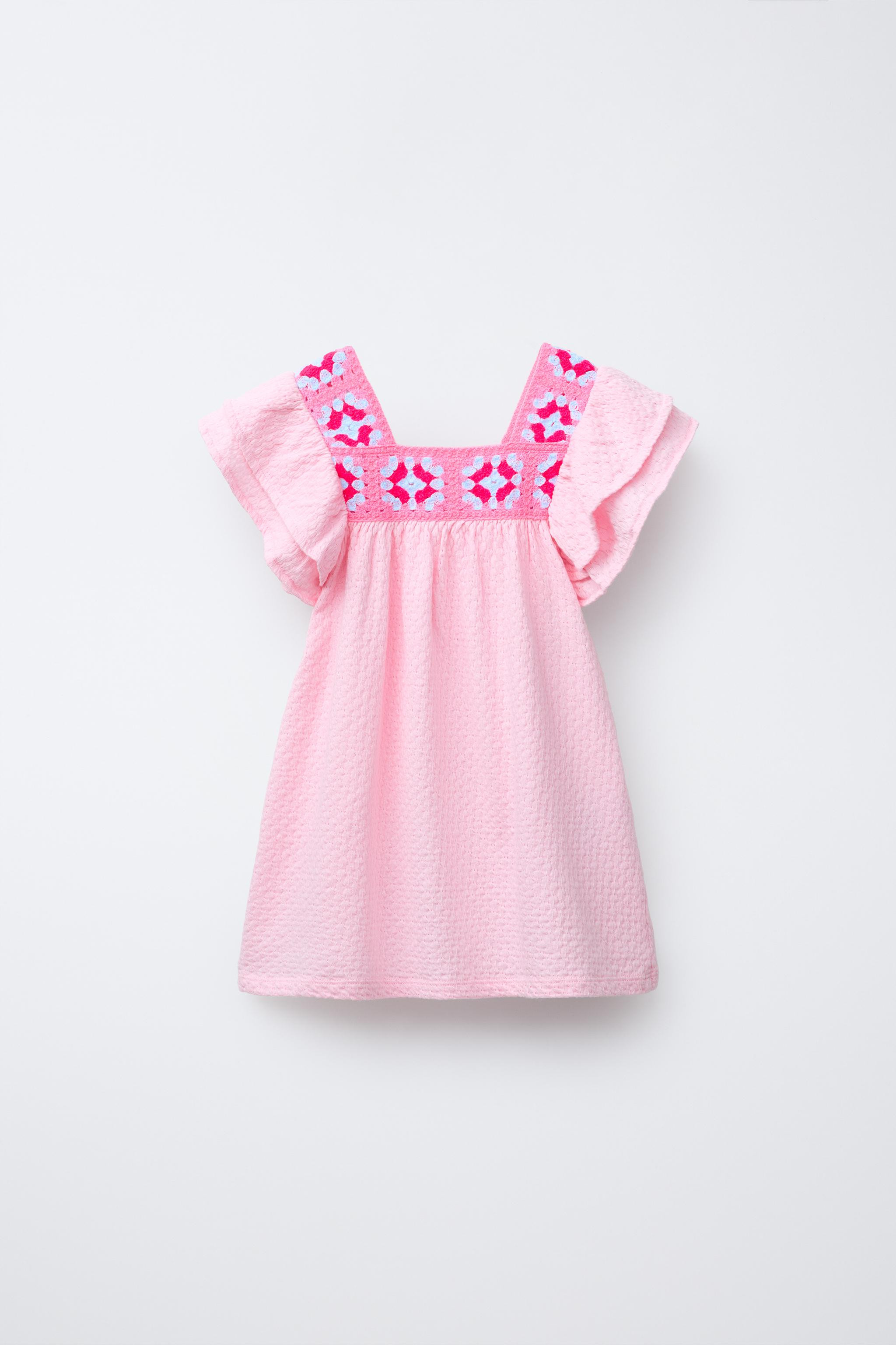 TEXTURED CROCHET DRESS | Zara UK