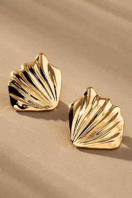 Frasier Sterling Cinque Terre Ribbed Post Earrings | Anthropologie (US)