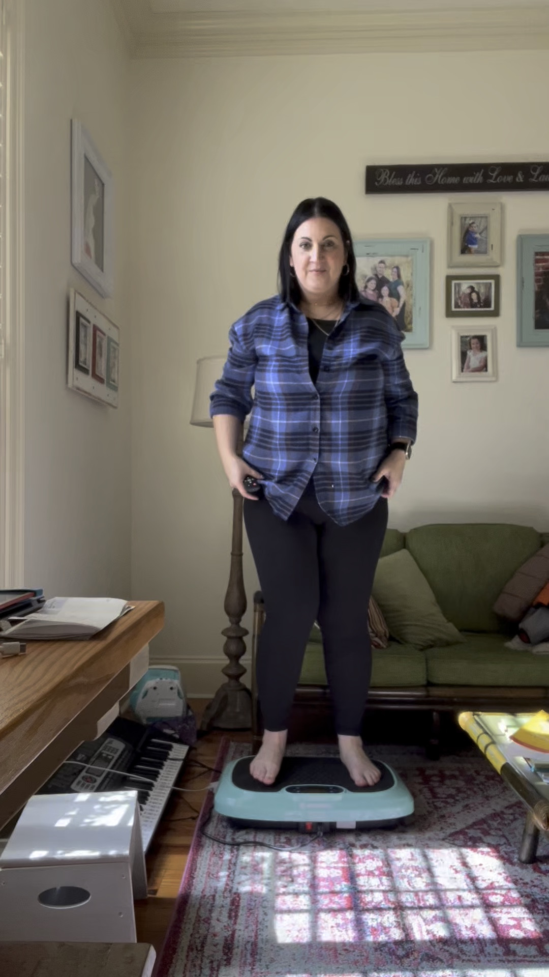 A vibration plate offers several benefits, including improved circulation, enhanced muscle strength, increased bone density, and better balance. It can help with weight loss by boosting metabolism and stimulating muscle engagement. Regular use may also reduce muscle soreness, improve flexibility, and support lymphatic drainage for detoxification.

#LTKMidsize #LTKFindsUnder100 #LTKOver40