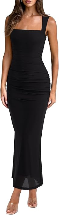 REORIA Summer Wedding Guest Maxi Dresses for Women | Amazon (US)