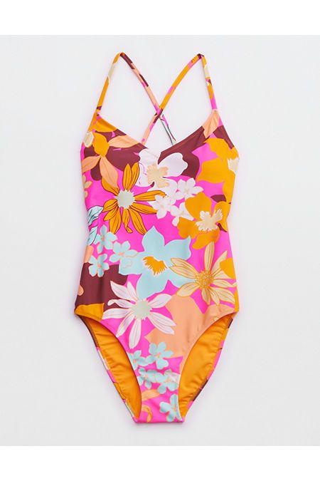 Aerie Strappy Back One Piece Swimsuit | Aerie