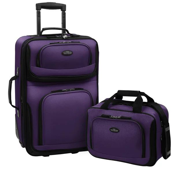U.S. Traveler Rio 2-Piece Carry-On Luggage Set | Walmart (US)