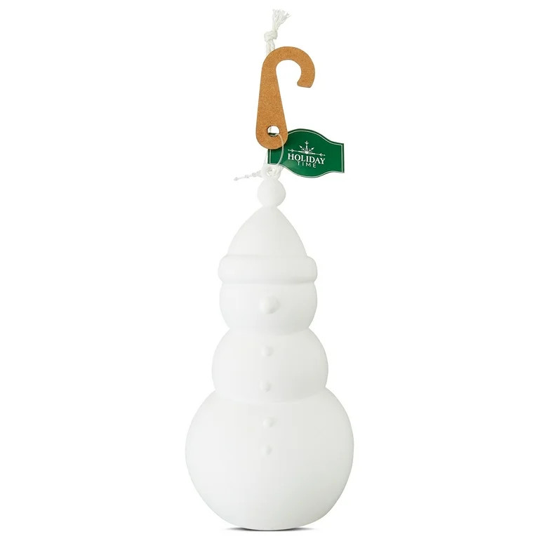 White Snowman Christmas Ornament, 6", by Holiday Time | Walmart (US)