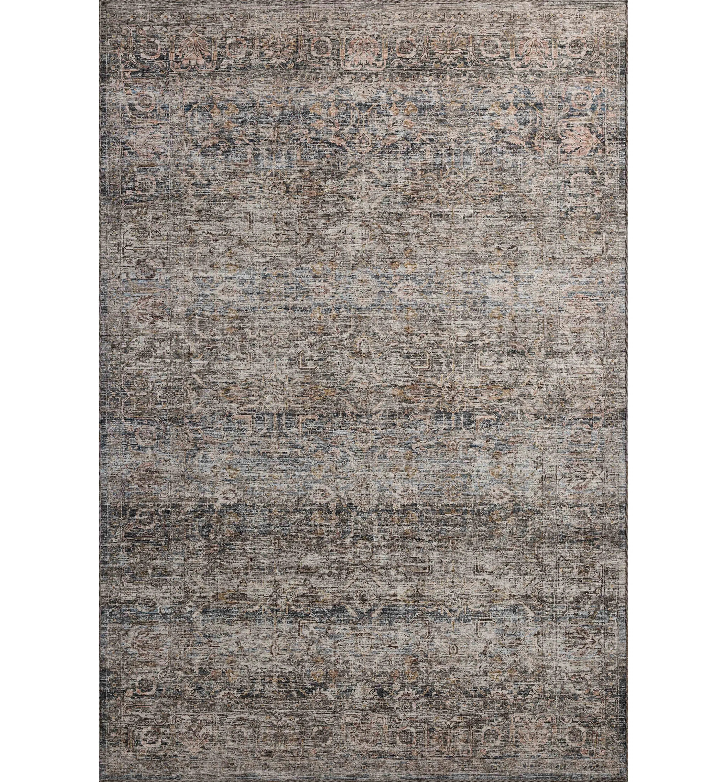 Amber Lewis x Loloi Machine Washable Josie Dove / Gold Area Rug & Reviews | Wayfair | Wayfair North America