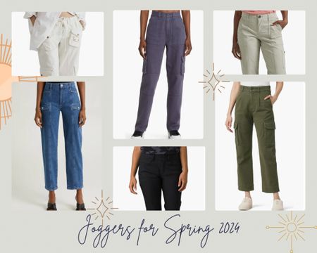 Cargo Pants, especially cargo joggers are the hot new pants! Check out these Spring ready, cargos.  Jeans, pants, travel outfit  

#LTKstyletip #LTKtravel #LTKover40