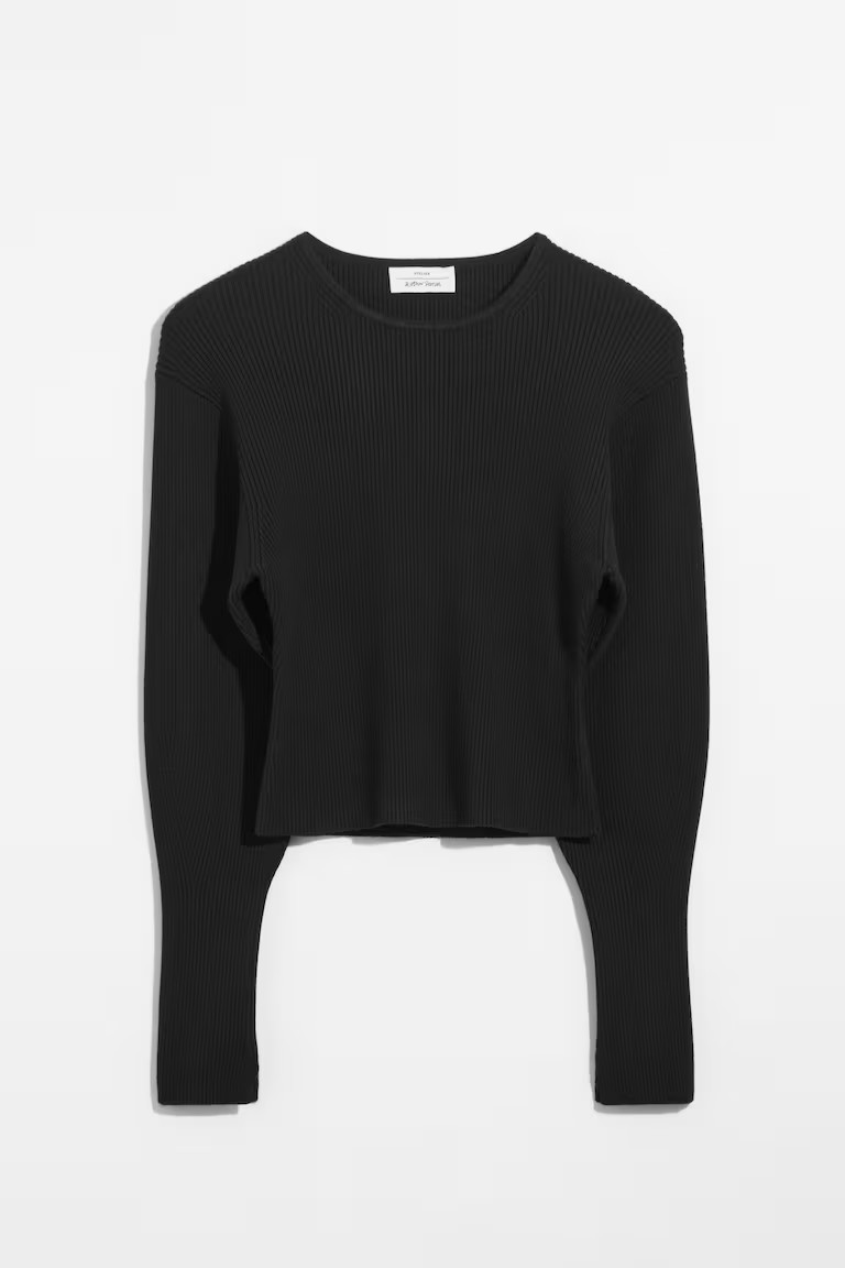 Rib-Knit Top | H&M (UK, MY, IN, SG, PH, TW, HK)
