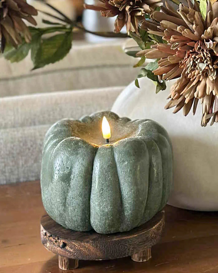 Flameless Pumpkin Candles | MJHome