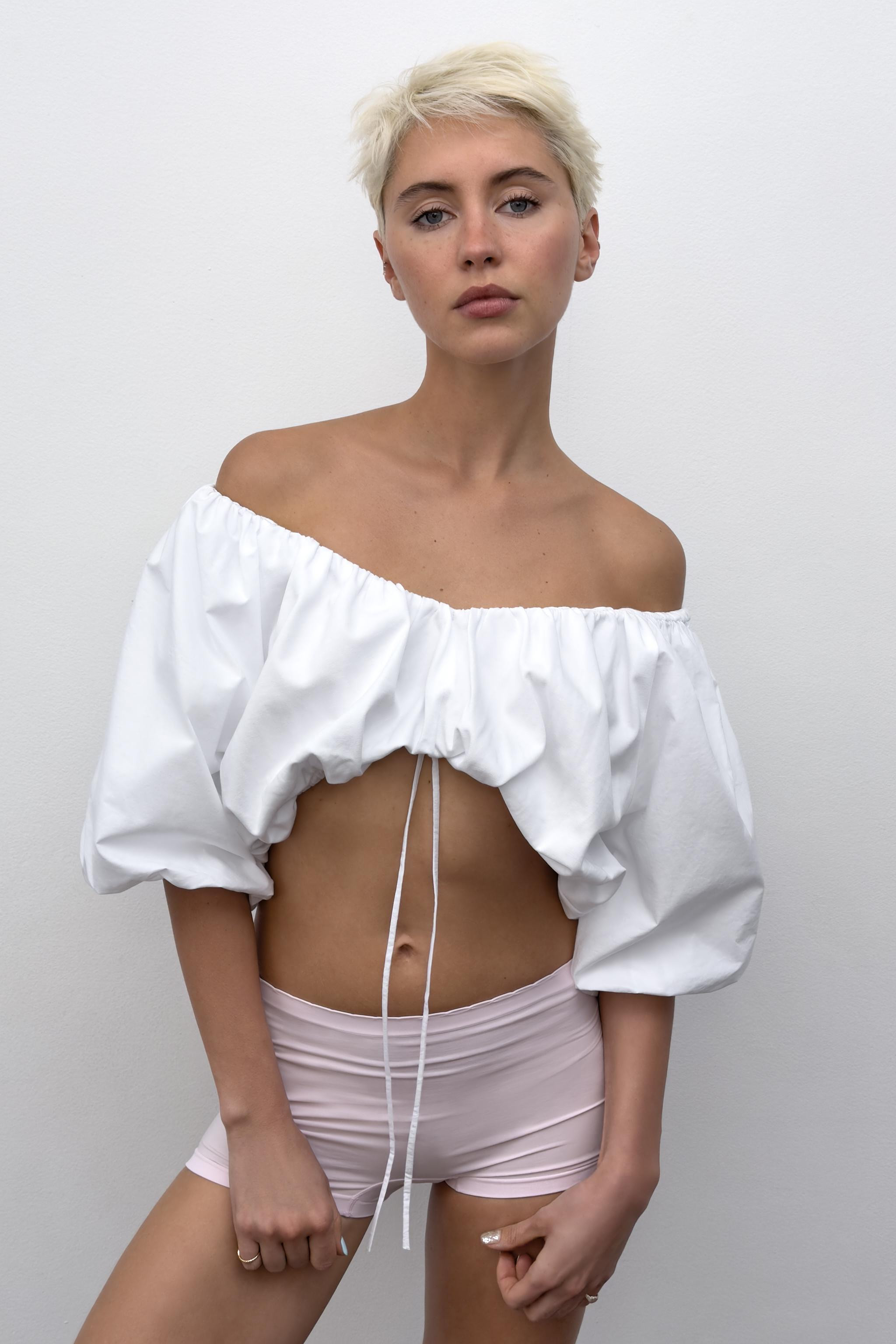 HEAVY COTTON BALLOON TOP | Zara UK