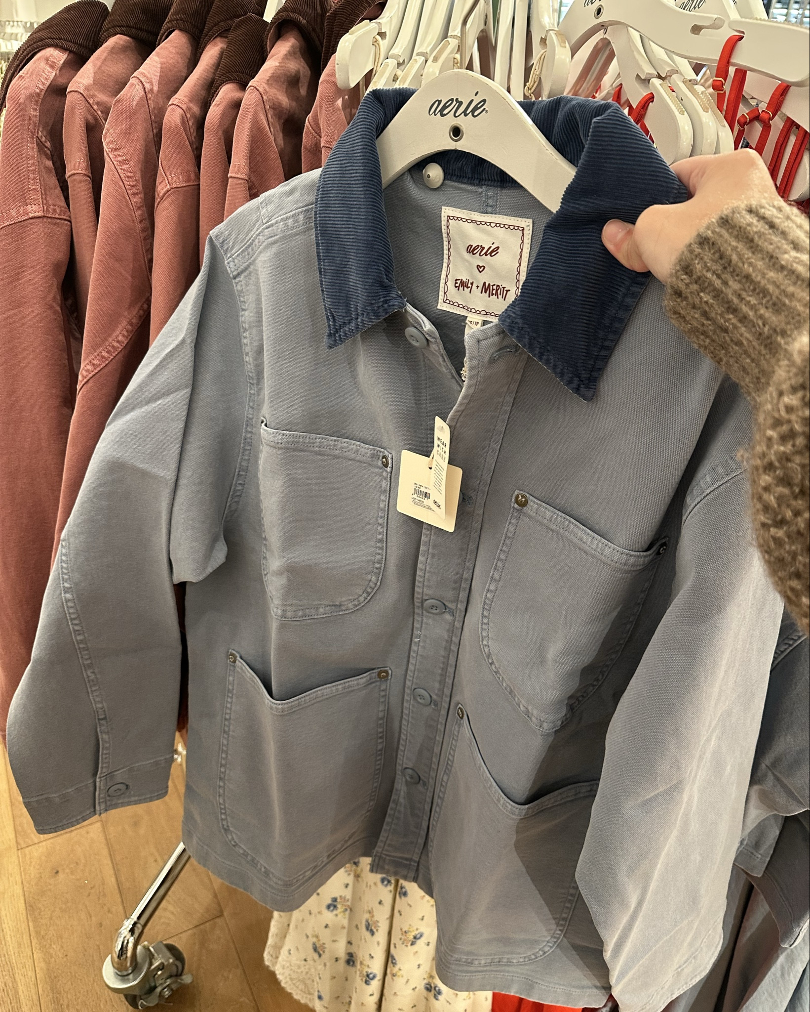 Spring time must haves from Aerie 🤍 this barn jacket is love! Comes in a pretty mauve color too. 

#LTKPetite #LTKMidsize #LTKFindsUnder50