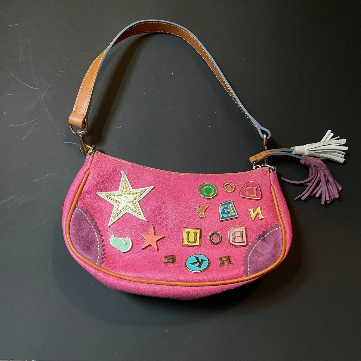 Dooney & Bourke Vintage Charm Collection Crescent Bag Lindsay Lohan Collabora... | eBay US