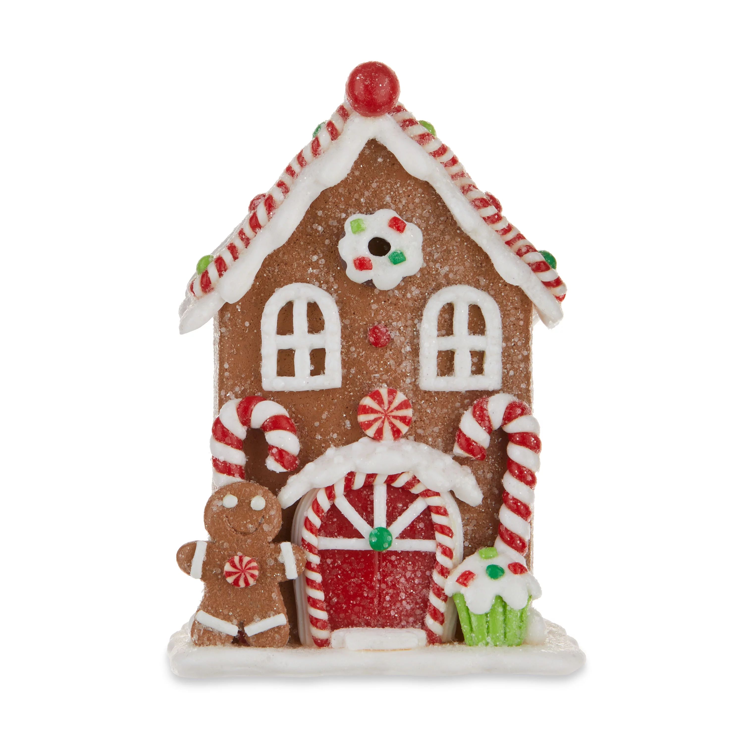 Christmas Village Multi-Color Gingerbread House, by Holiday Time | Walmart (US)
