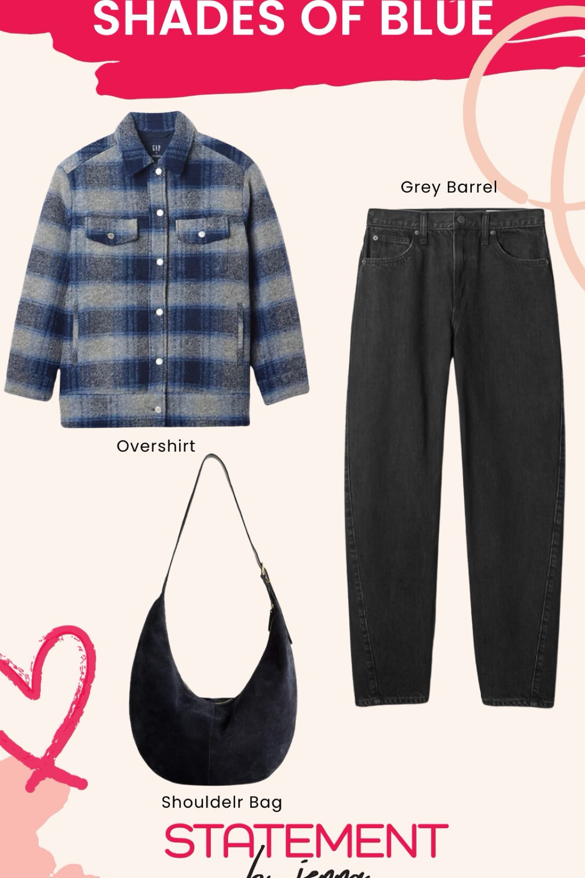Indigo and Grey 

#LTKSaleAlert #LTKU #LTKStyleTip