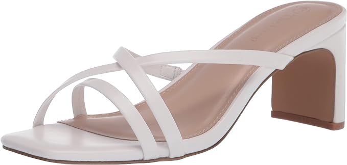 The Drop Women's Amelie Strappy Square Toe Heeled Sandal | Amazon (US)