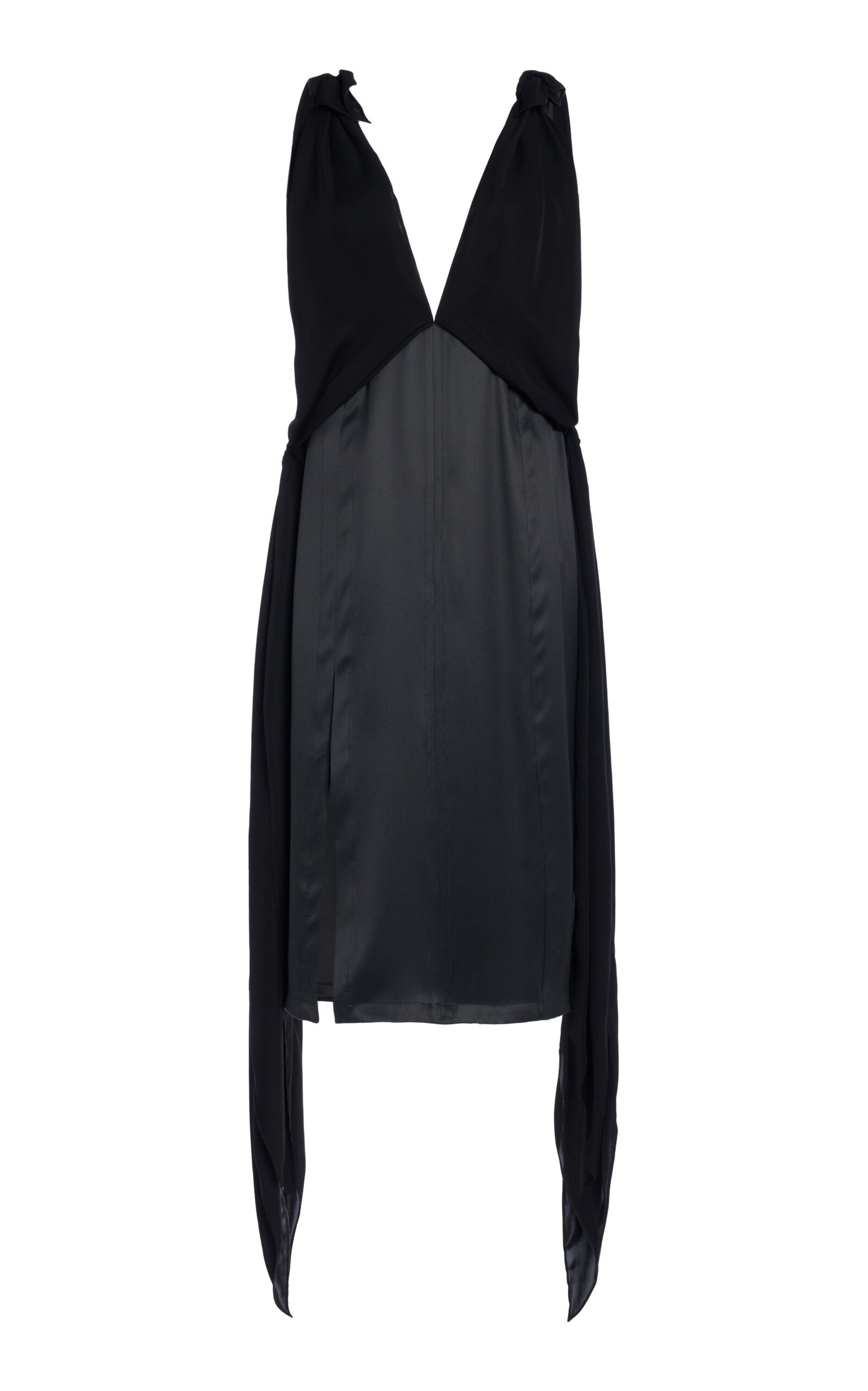 Bottega Veneta - Silk Twill Dress - Black - IT 40 - Moda Operandi | Moda Operandi (Global)