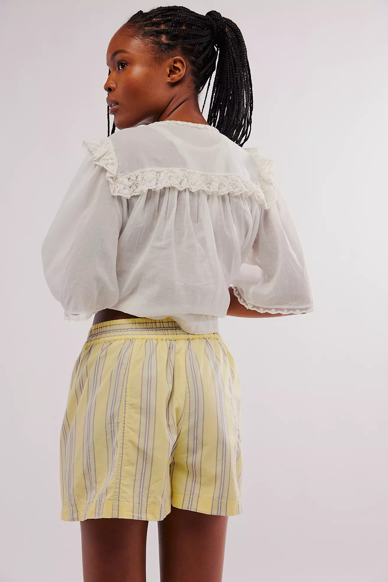 Get Free Striped Pull-On Shorts | Free People (Global - UK&FR Excluded)